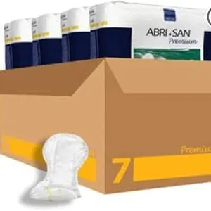 Abena Abri-San Air Plus N7 - 4x30 Protections Incontinence 2100ml (36x63 cm) - Jaune