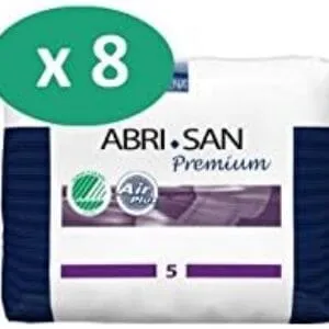 Abena Abri-San Premium 5-8 - 36 Protections Incontinence par Paquet - Lot Économique