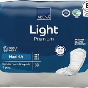 Abena Light Maxi 4A Alèses - Lot de 8 - 1000ml - Éco-étiquetées