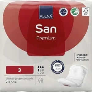 Abena San 3 Alèses Incontinence - 28 Pièces - 500ml Absorption - Unisexe