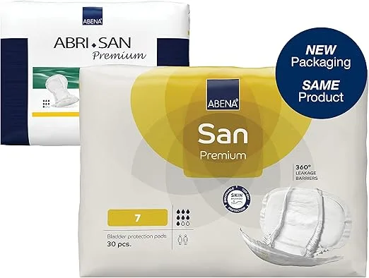 Abena San Premium 7 - 30 Serviettes Incontinence 2100ml - Unisexe