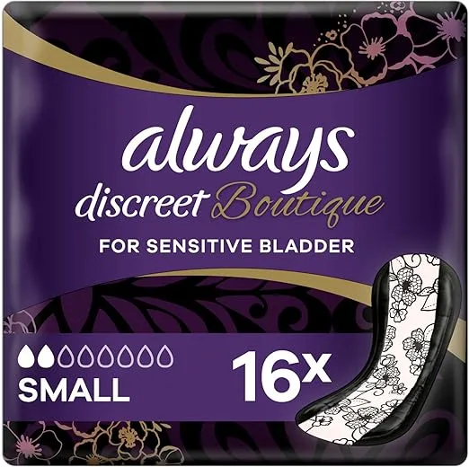 Always Discreet Bandages Perte Urinaire - 16 Pièces - Mini Format