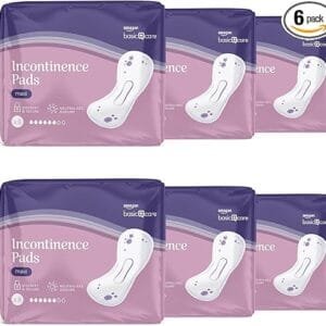 Amazon Basic Care Serviettes Maxi 48 Pièces - Sans Parfum - 6x8