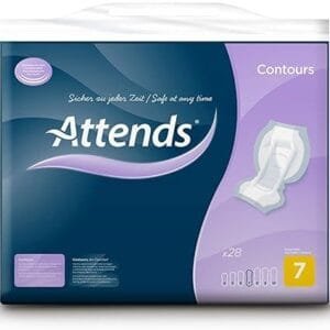 Attends Contours Regular 7 - 28 Coussinets - Absorption Moyenne
