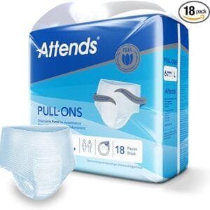 Attends Pull-Ons 6L - 18 Pièces - Grande Absorption