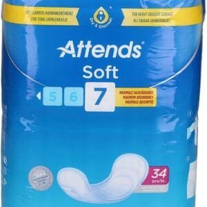 Attends Soft 7 - 34 Serviettes - Fuites Importantes