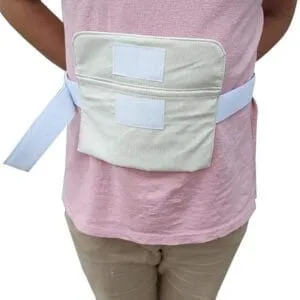 Ceinture Dialyse Abdominale - Porte-Tube G/J/PEG - Unisexe