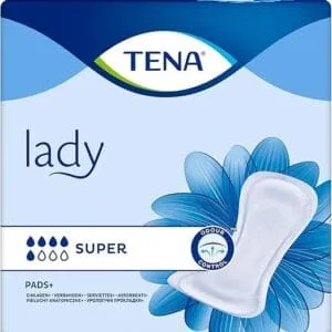 Tena Lady Super 30U - Serviettes Incontinence Femme - 30 Pièces