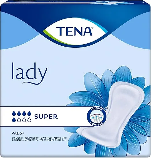 Tena Lady Super 30U - Serviettes Incontinence Femme - 30 Pièces