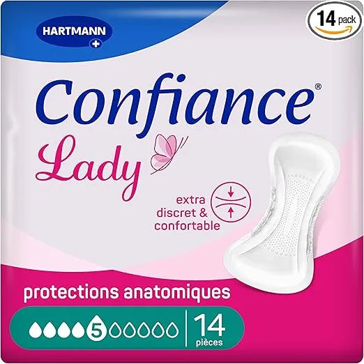 Confiance Lady Protections 5 Gouttes - 14 Unités - Douces