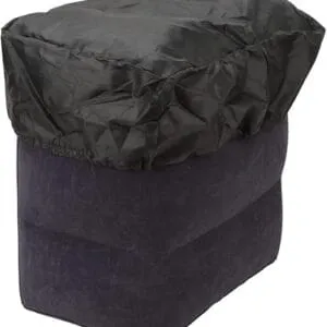 Oreiller Repose-Pieds Gonflable Gris - Confort Voyage