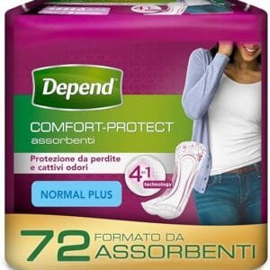 Depend Normal Plus Pads 72 Pièces - Femmes
