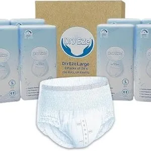 DryEze Couches Taille L 192 Pièces - Super Absorbantes