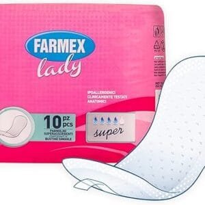 Farmex Lady SUPER - 10 Serviettes - Anti-Odeurs