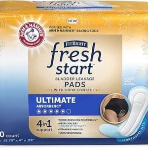 FitRight Fresh Start Serviettes Post-Partum 30 Pièces - Absorption Ultime