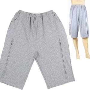 GHzzY Pantalon Soin Incontinence Gris M - Double Poche