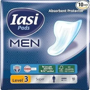 IASI MEN Super Level 3 - 10 Protections - Fuites Modérées