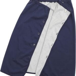 TOBBOMEY Jupe Étanche Bleue - Coton Lavable