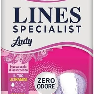 Lines Specialist Lady Ultra Mini - 8x24 Pièces - Anti-Odeurs