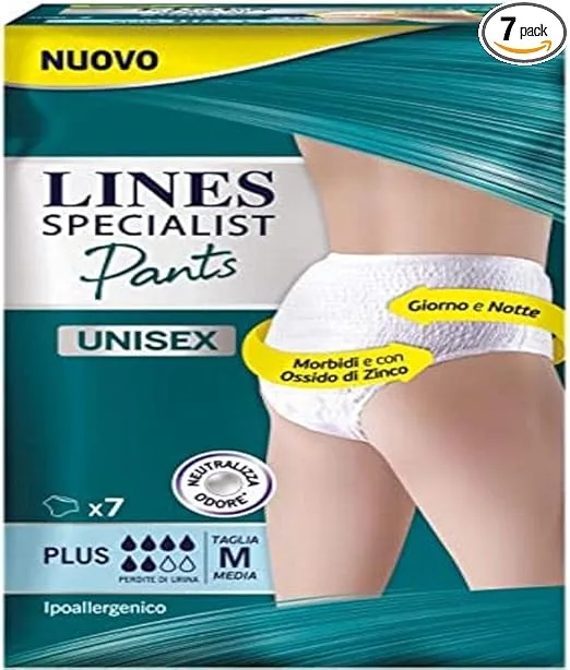 Lines Specialist Couches Plus Taille M - 7 Pièces - Unisexe