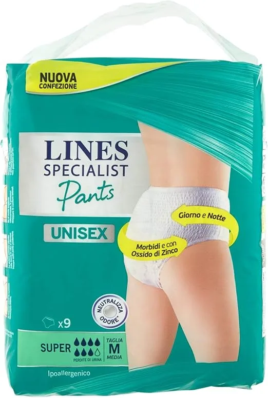 Lines Specialist Pants Super Taille M - 9 Serviettes - Absorption Max