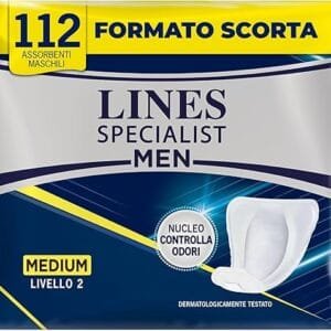 Lines Specialist Serviettes Homme Niveau 2 - 8x14 Pièces