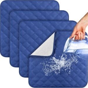 Coussins Chaise 55x53 cm - 4 Pièces - Bleu Roi