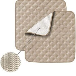 Coussins Siège 53x55 cm Beige - 2 Pièces - 4 Couches