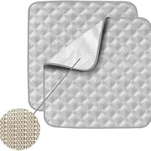 Coussins Siège 53x55 cm Gris - 2 Pièces - 4 Couches