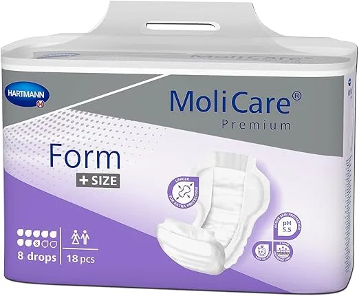 MoliCare Premium Form Plus Size - 18 Coussinets - 8 Gouttes