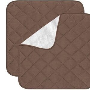 OhhGo Coussins Chaise 22x21 cm - 2 Pièces - Antidérapants