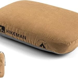 Oreiller Voyage Mousse Mémoire 100 mm - Café