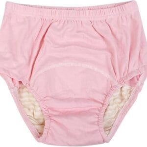 PFHKTO Sous-Vêtements Coton Pink L - Grande Surface Anti-Fuite