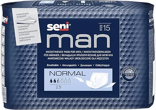 Seni Man Normal Fuite - 2x15 Protections - Homme