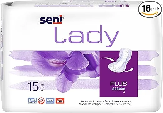 Seni Lady Slim Plus - 16x15 Protège-Slips - Niveau 6