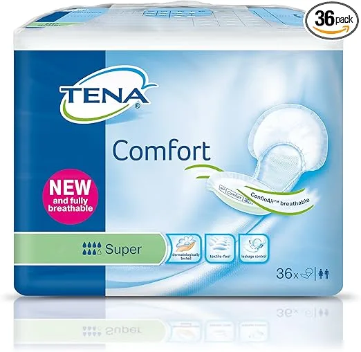 Tena Comfort Super - 2x36 Pièces (Lot Double)