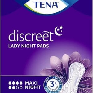 Tena Discreet Maxi Night - 6x12 Étuis - Nuit