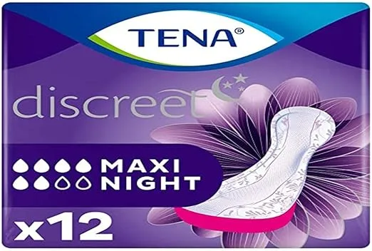 Tena Discreet Maxi Night - 12 Pièces - Nuit