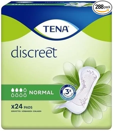 Tena Discreet Normal - 12x24 Protections - Usage Quotidien