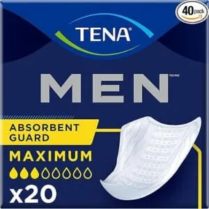 Tena For Men Level 2 - 40 Serviettes - Absorption Moyenne