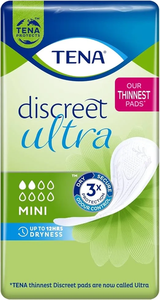 Tena Lady Discreet Mini - 20 Unités - Discrètes