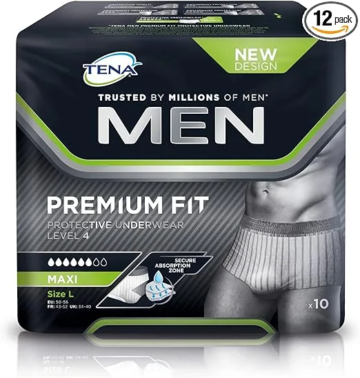 Tena Men Premium Fit M - 4x12 Pièces - Niveau 4-6