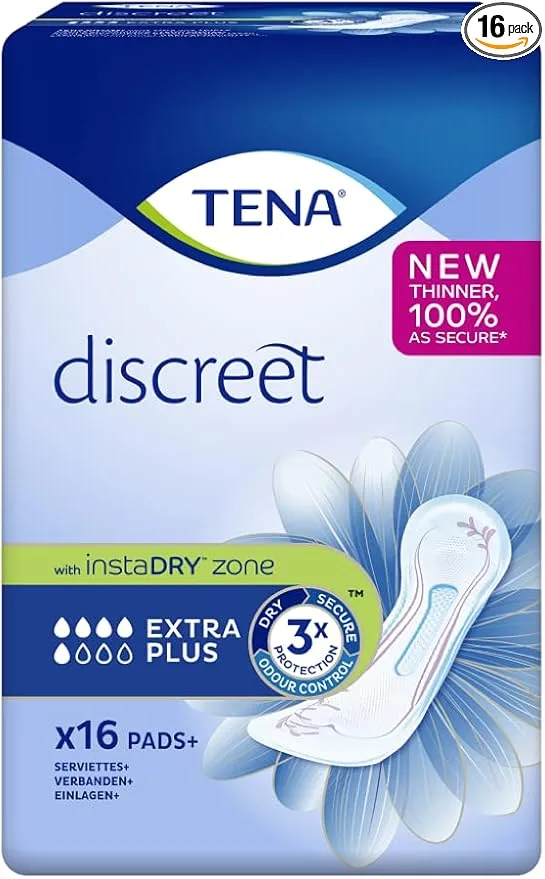 Tena Lady Extra Plus Discreet - 16 Pièces - Discrètes