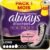 Always Discreet Boutique Serviettes Long 4 Gouttes – 48 Pièces – Pack 1 Mois