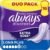 Always Discreet Serviettes Long Plus 16 Pièces – Extra Sûres, Discrètes