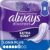 Always Discreet Serviettes Long Plus 8 Pièces – Nuit, Absorption Maximale